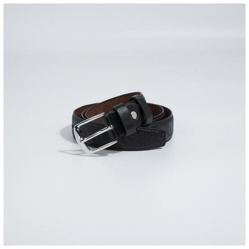 фото Ремень, ширина 2,8 см, винт, пряжка металл, цвет чёрный нет бренда