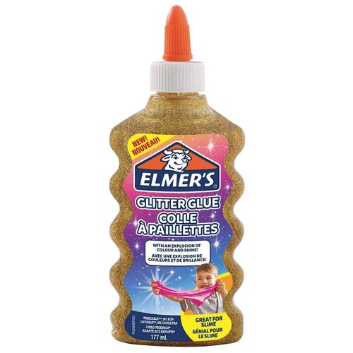 Клей для слаймов канцелярский с блестками ELMERS 
