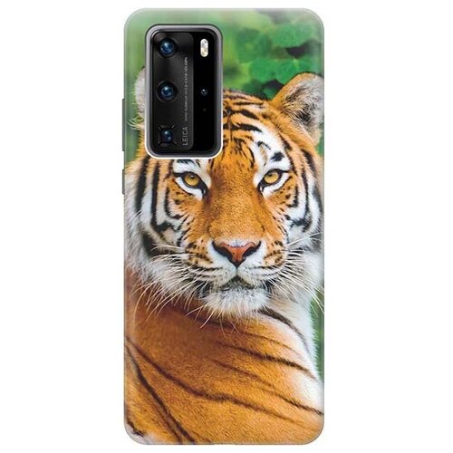 фото Чехол - накладка artcolor для huawei p40 pro с принтом "портрет тигра" re:pa