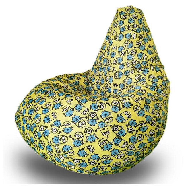 MyPuff кресло-мешок Груша, размер XL-Компакт, оксфорд, Миньоны