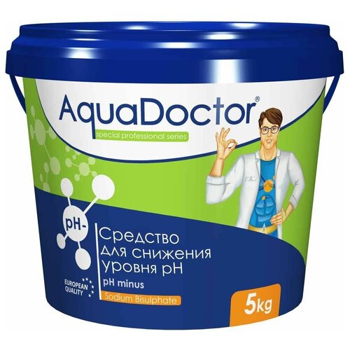 средство в гранулах для снижения уровня ph aquadoctor ph minus 5 кг Средство в гранулах для снижения уровня pH, AquaDoctor pH Minus, 5 кг