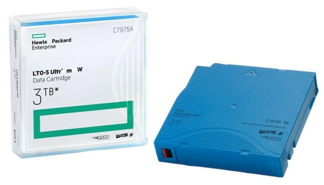 Картридж HPE C7975AN LTO-5 Ultrium Non Castom Lbl 20 pack