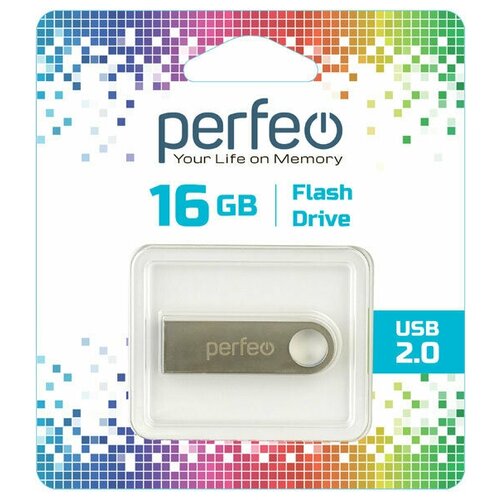 Флеш Perfeo USB 16GB M07 Metal Series