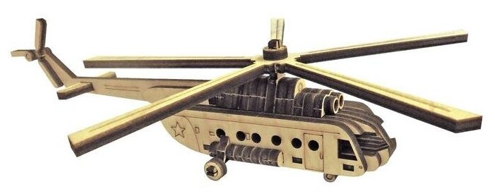Cборная модель «Вертолёт» 50 деталей - фотография № 1