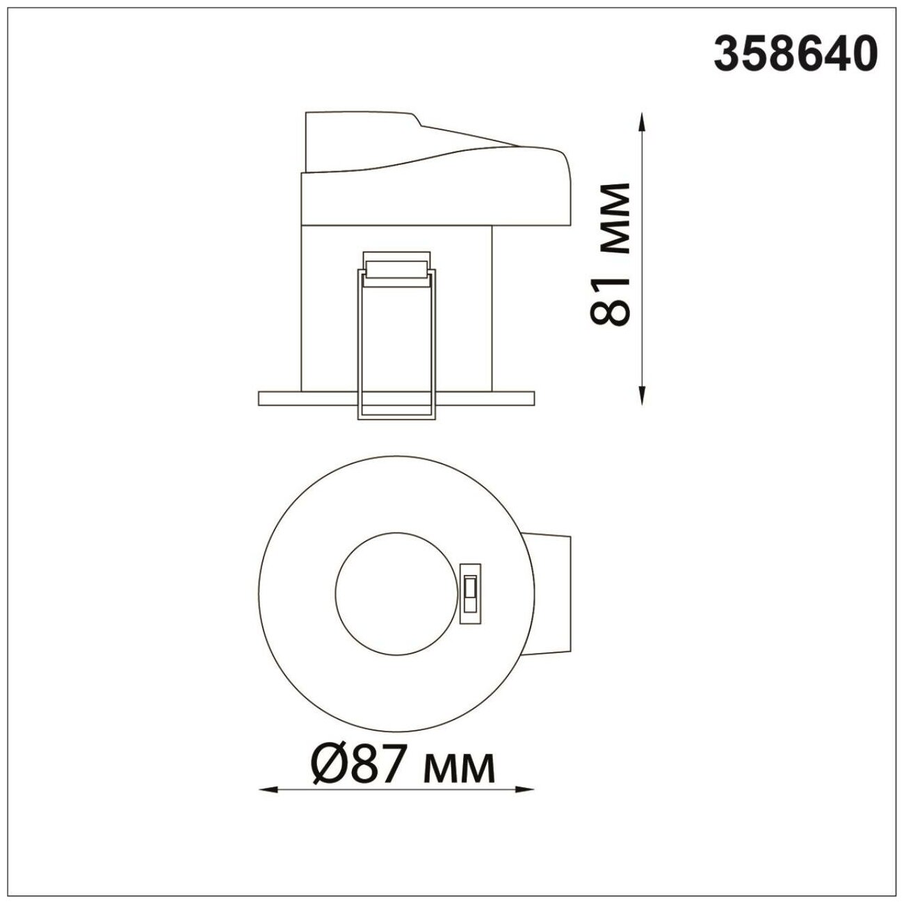 Встраиваемый светильник novotech NT358640, LED, 8 Вт - фотография № 2