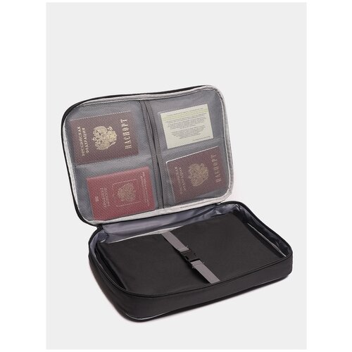 Органайзер для хранения документов с вкладышем, для хранения мелочей, сумка для ноутбука, для поездки, черный, Home City