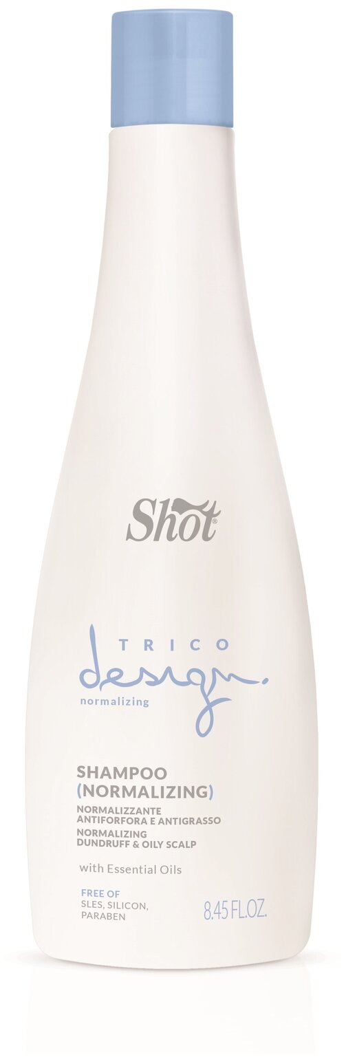 Shot шампунь Trico Design Normalizing против перхоти, 250 мл