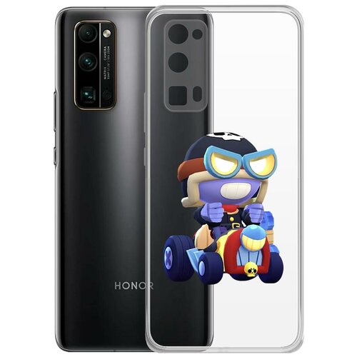 фото Чехол-накладка clear case brawl stars-безумный карл для honor 30 pro+/30 pro krutoff group
