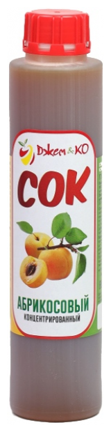 Сок концентрированный «Абрикосовый», кисл. 2-2,5% бутылка 1 кг (Happy Apple) - фотография № 4