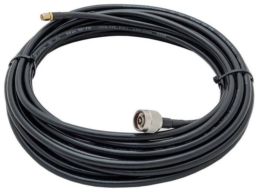 фото Кабель 5D-FB 5 метров N-male - SMA-male