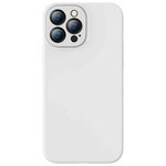 Чехол Baseus Liquid Silica Gel Protective case для iPhone 13 Pro, цвет Белый (ARYT000402) - изображение