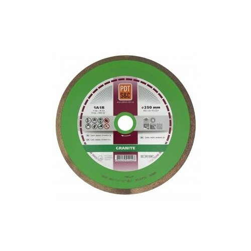 Алмазные диски Полтавский алмазный инструмент Алмазный диск по граниту, мрамору и песчанику 250 мм Granite Полтавский алмазный инструмент
