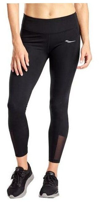 Тайтсы 7/8 беговые Saucony Fortify 7/8 Tight Black (US:M)