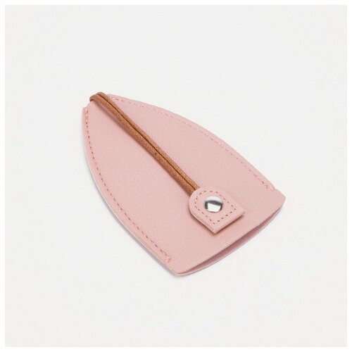 фото Ключница, длина 11,5 см, металлическое кольцо, цвет розовый art-p