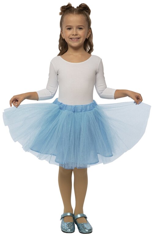 Школьная юбка Вестифика, размер 28, голубой