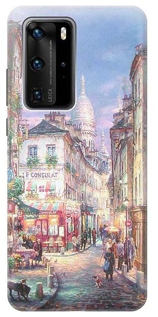 RE: PA Чехол - накладка ArtColor для Huawei P40 Pro с принтом "Пейзаж Монмартра"