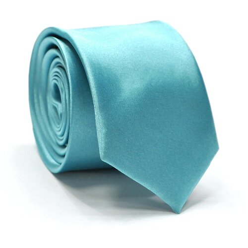 Узкий галстук однотонный атласный