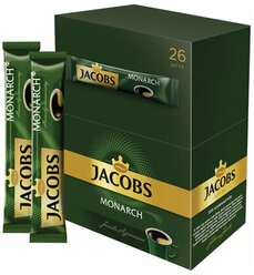 Кофе растворимый JACOBS "Monarch", сублимированный, 1,8 г, пакетик, 8050269 104 шт