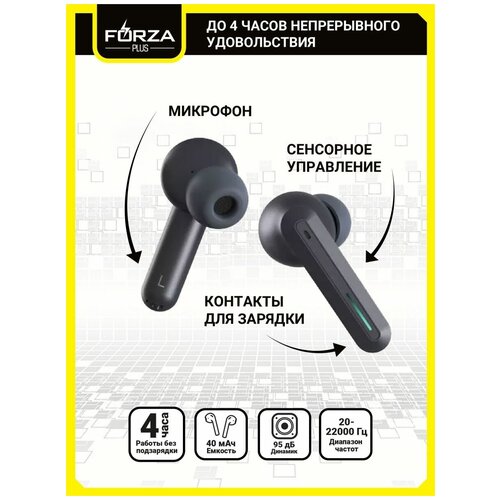 BY Наушники беспроводные TWS Turbo MAX V10 40400мач BT 50 пластик 390200₽