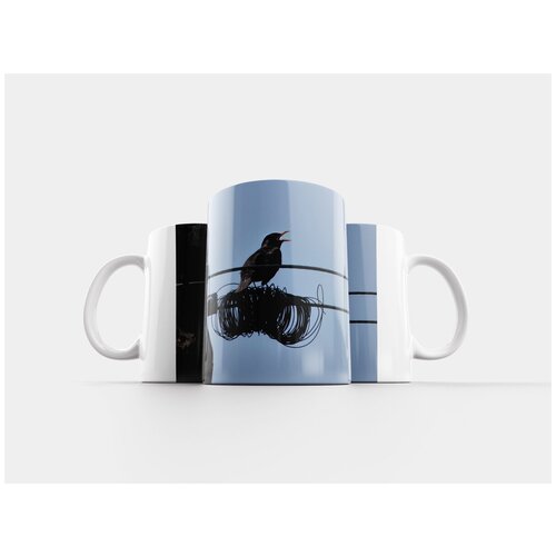 фото Кружка "platycnemis latipes, стрекоза, проклятый" 320 мл lotsprints