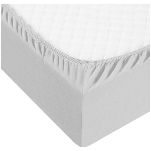 фото Простыня на резинке melange collection (бежевый, 120х200) ооо агава