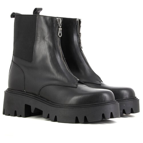 Ботинки женские *, Pixy, размер 38, черный, натуральная кожа