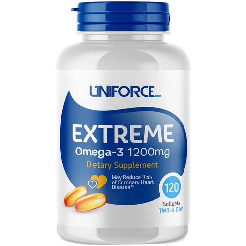 Extreme Omega-3 капс., 1200 мг, 1.85 г, 90 шт.