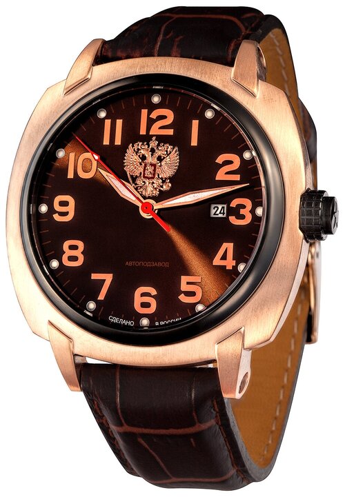 Наручные часы СПЕЦНАЗ Профессионал С9063372-8215, коричневый, золотой