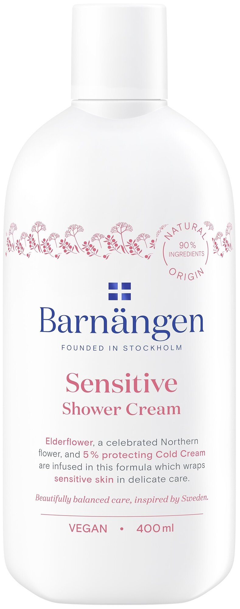 Крем-гель для душа Barnangen Sensitive, 400 мл, 430 г