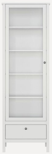 Изображение товара Шкаф Black Red White Ева / Ewa (Хельга) REG1W1S/65 белый, 65х37х201 см