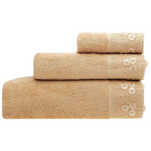 фото Tana home collection полотенце valeri цвет: бежевый (50х90 см) br41679