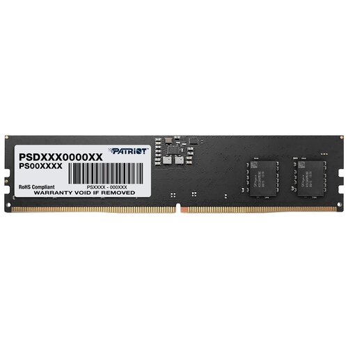 Память оперативная DDR5 8Gb Patriot Signature 4800Mhz CL40 (PSD58G480041)