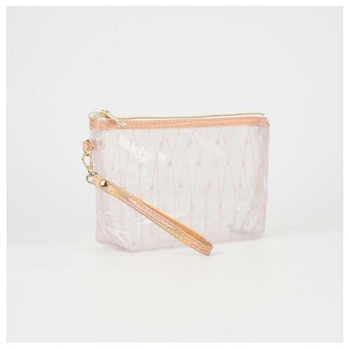 фото Косметичка на молнии, цвет розовый gorodok