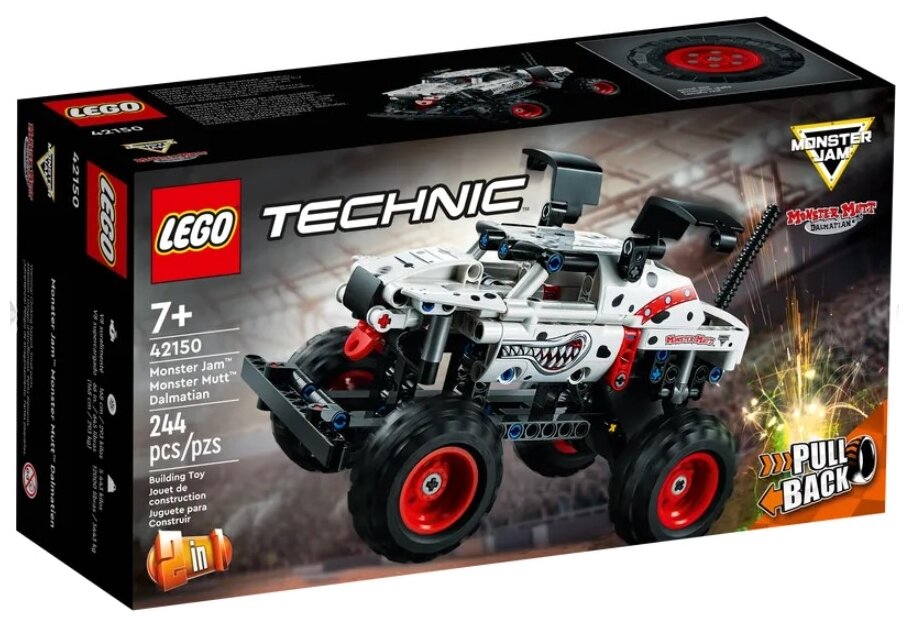 Конструктор LEGO Technic 42150 Monster Jam Monster Mutt Далматинец, 244 дет.