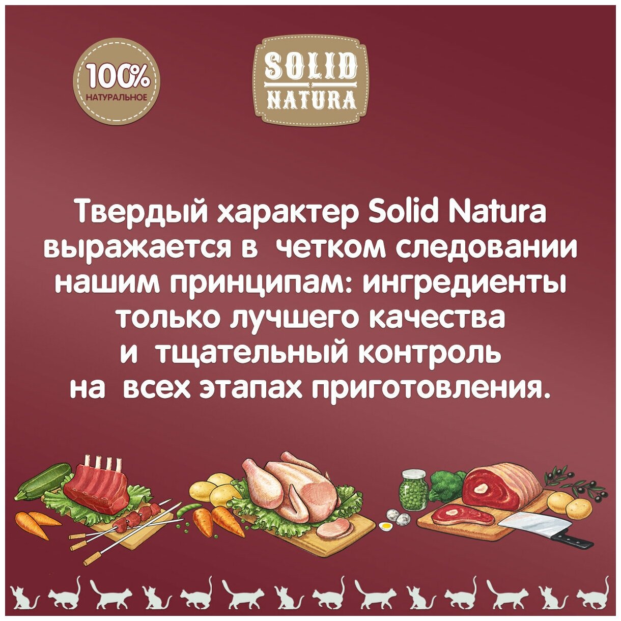 Влажный корм для стерилизованных кошек Solid Natura Premium кусочки в желе с ягненком паучи 85г упаковка 14 шт - фотография № 4