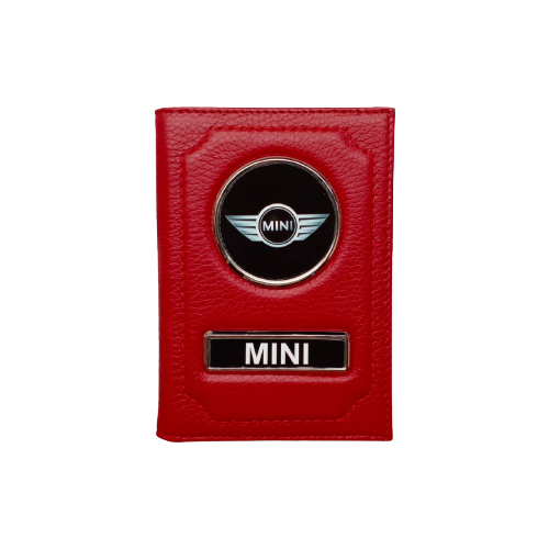 Обложка для автодокументов и паспорта Mini (мини) кожаная флотер