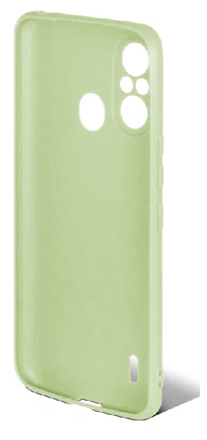 Чехол DF для Itel A49 Silicone Light Green itCase-05 - фотография № 6