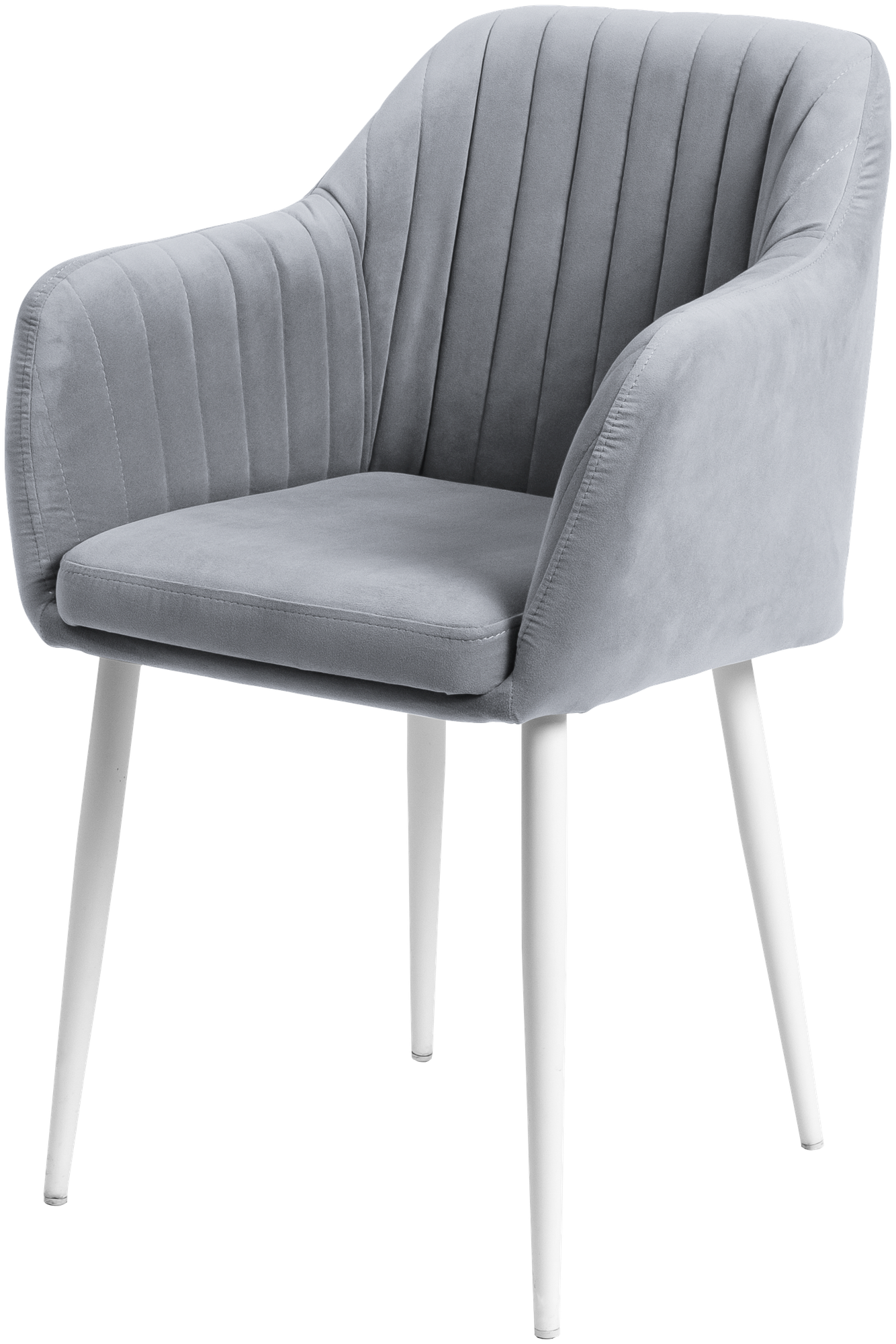 Стул-кресло ARSCOMGROUP Тюльпан серый