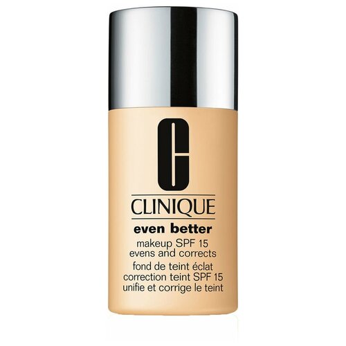 Clinique Тональный крем Even Better Makeup Broad Spectrum, SPF 15, 30 мл, оттенок: WN 12 Meringue clinique тональный крем even better glow light reflecting makeup broad spectrum spf 15 30 мл оттенок wn 48 oat