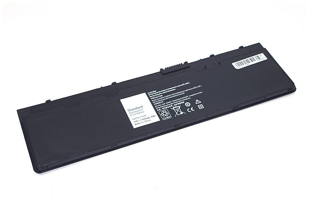 Аккумуляторная батарея для ноутбука Dell E7240-2S2P 7.4V 45Wh черная OEM