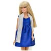 Barbie Elenpriv Одежда для кукол Барби - Синее платье и шарфик - изображение