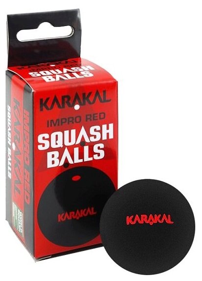Мячи для сквоша Karakal 1-Red x2