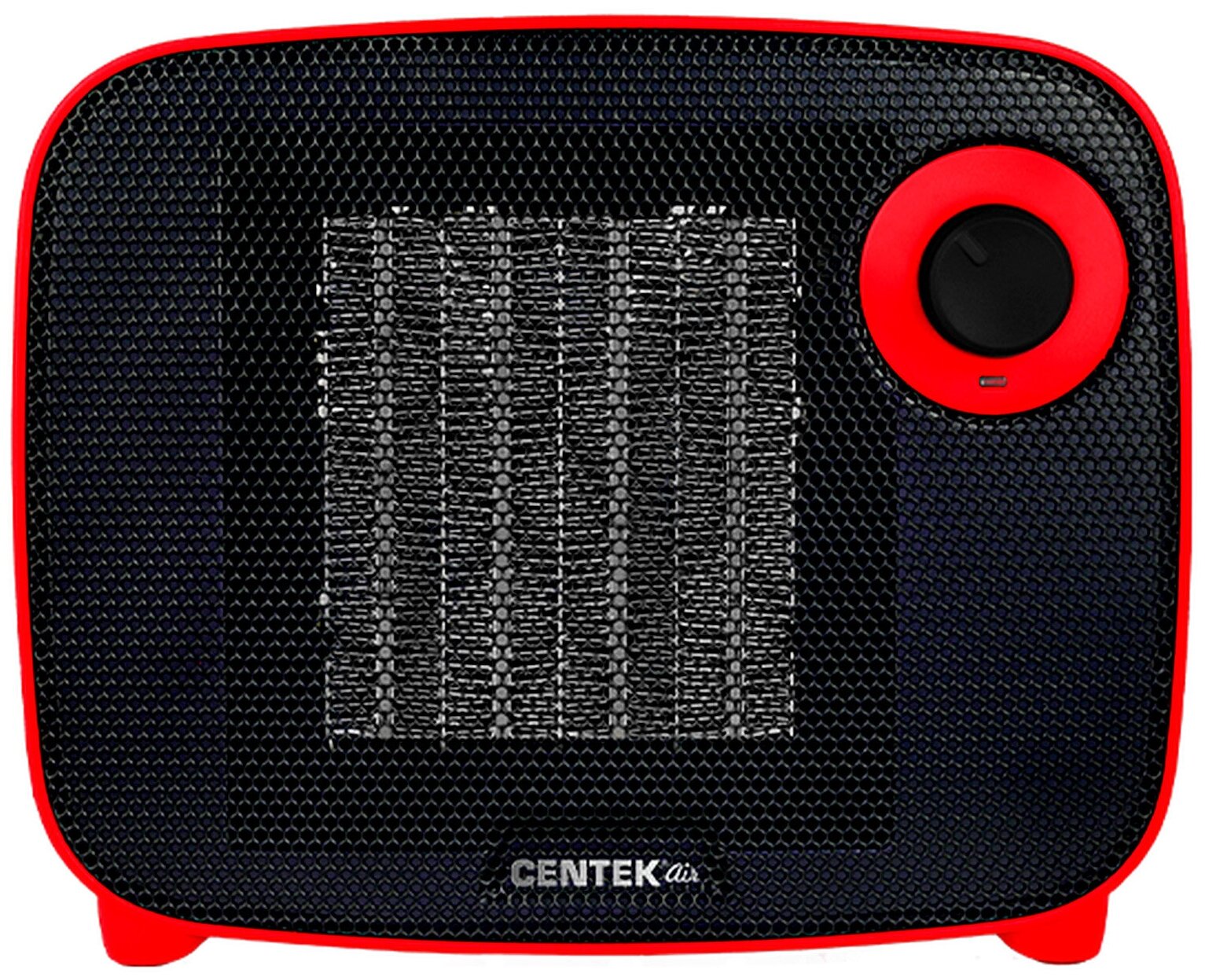 Тепловентилятор CENTEK , 1500Вт, красный, черный - фото №3