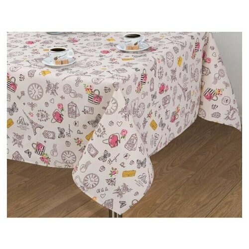 фото Скатерть из рогожки "арт дизайн"; мадам; размер 150 х 120 артдизайн