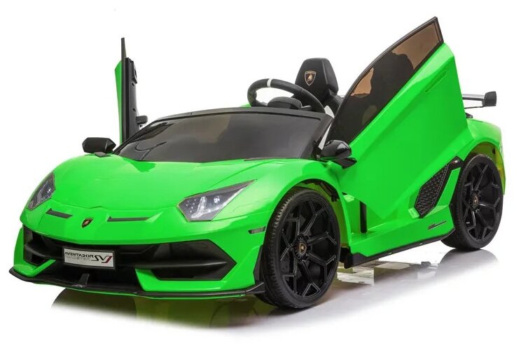 Электромобиль RiverToys Lamborghini Aventador SVJ A111MP (Зеленый / 110W)