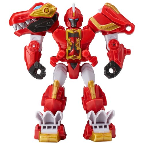роботы super10 робот трансформер ректор миксчендж Робот-трансформер YOUNG TOYS Super 10 Tyrannus Mixxchange 314065, красный