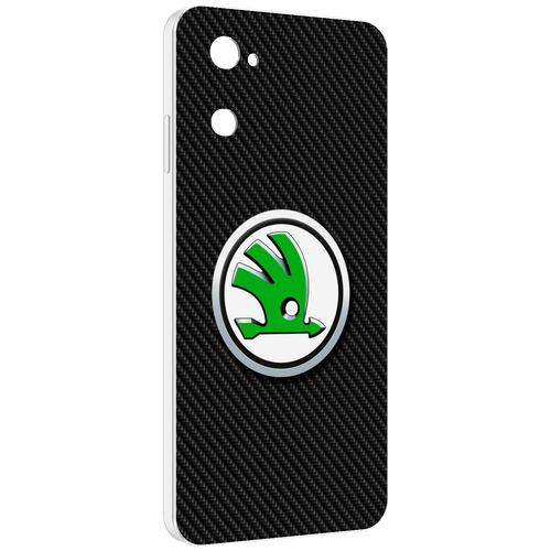Чехол MyPads skoda шкода 2 для UleFone Note 12 / Note 12P задняя-панель-накладка-бампер