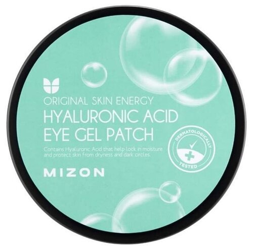 Mizon Гидрогелевые патчи для глаз c гиалуроновой кислотой Hyaluronic Acid Eye Gel Patch, 60 шт.