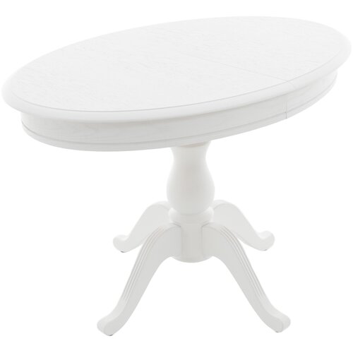 Стол раздвижной AURORA Фабрицио овальный, белый