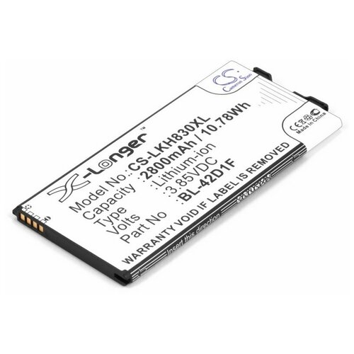 Аккумулятор для телефона LG G5 H850, H860, SE H845 (BL-42D1F) new 2800mah bl 42d1f replacement battery for lg g5 vs987 us992 h820 h830 h840 h850 h860 h868 ls992 f700 bl42d1f batteries